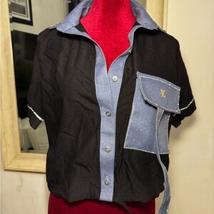 Stylish Black and Blue women’s Shirt